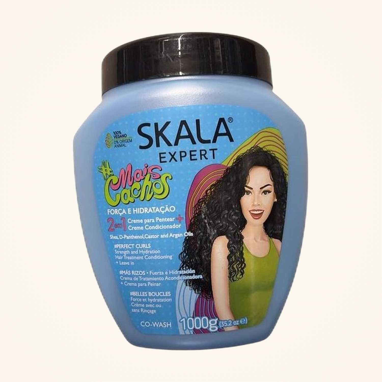 Skala Mais Cachos 2-in-1 Hair Treatment Conditioning + Leave in 1000g