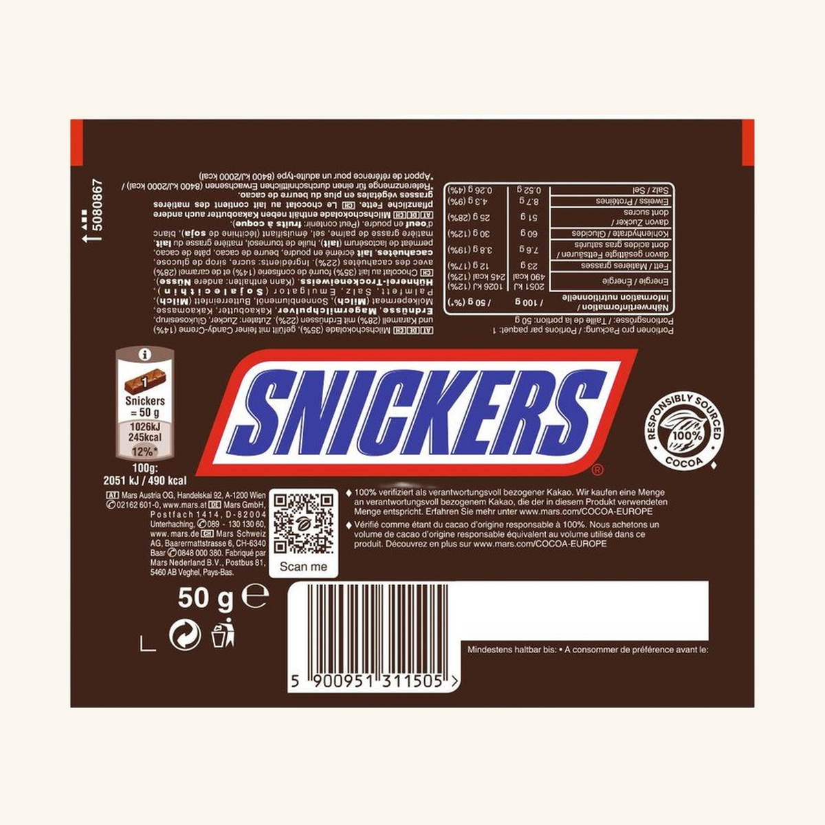 Snickers Snickers 50g