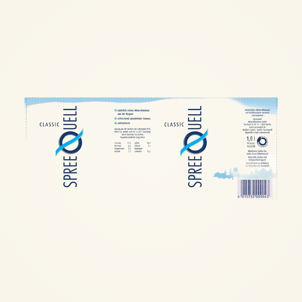 Spreequell Mineral Water Classic 1l