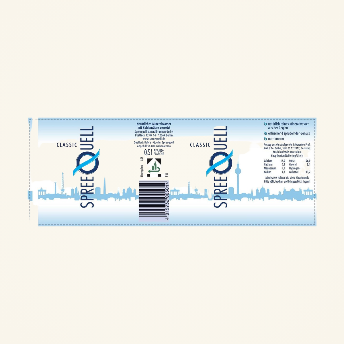 Spreequell Mineral Water Classic 500ml