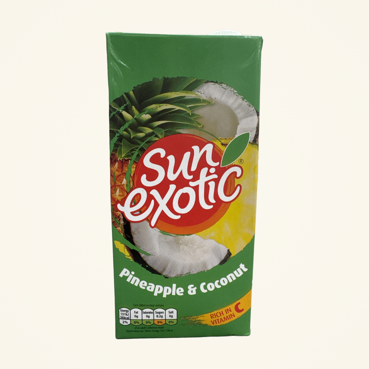 Sun Exotic Pineapple & Coconut Drink Half Sugar 1l
