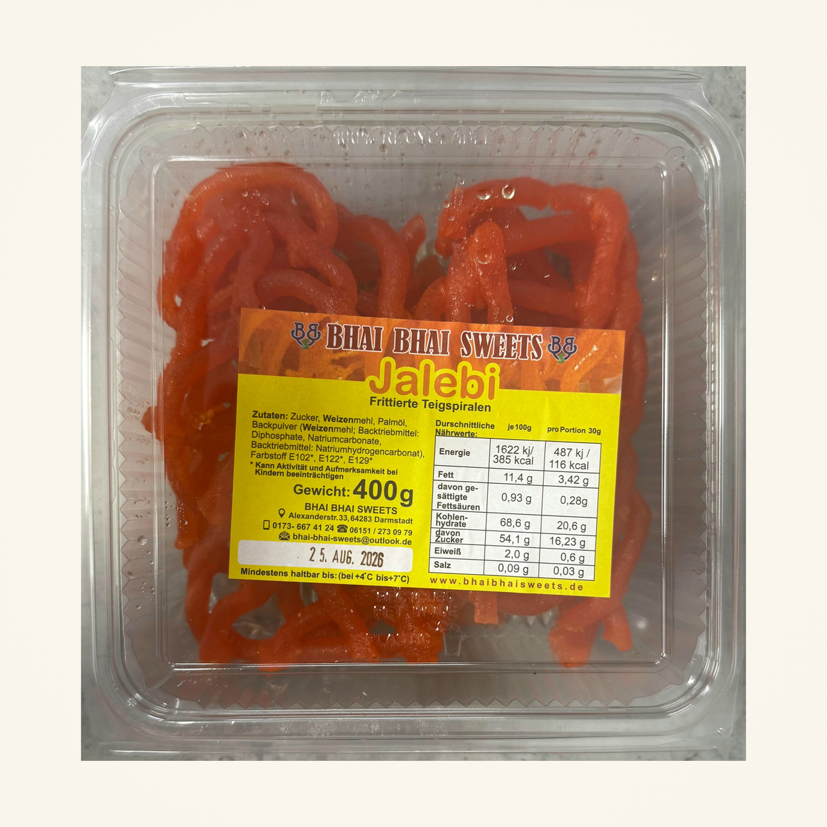 Sweets Jalebi Box
