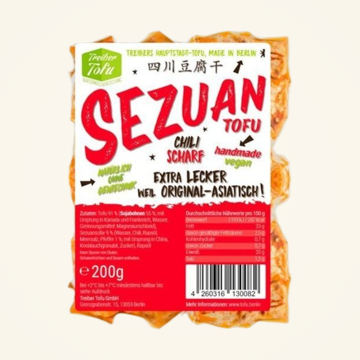 Treiber Sezuan Tofu 200g