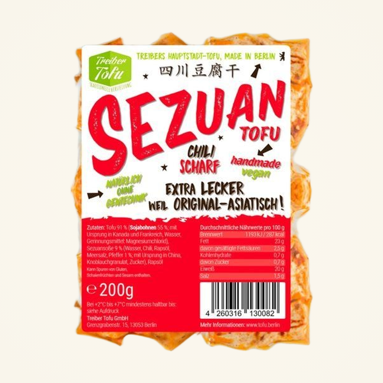 Treiber Sezuan Tofu 200g