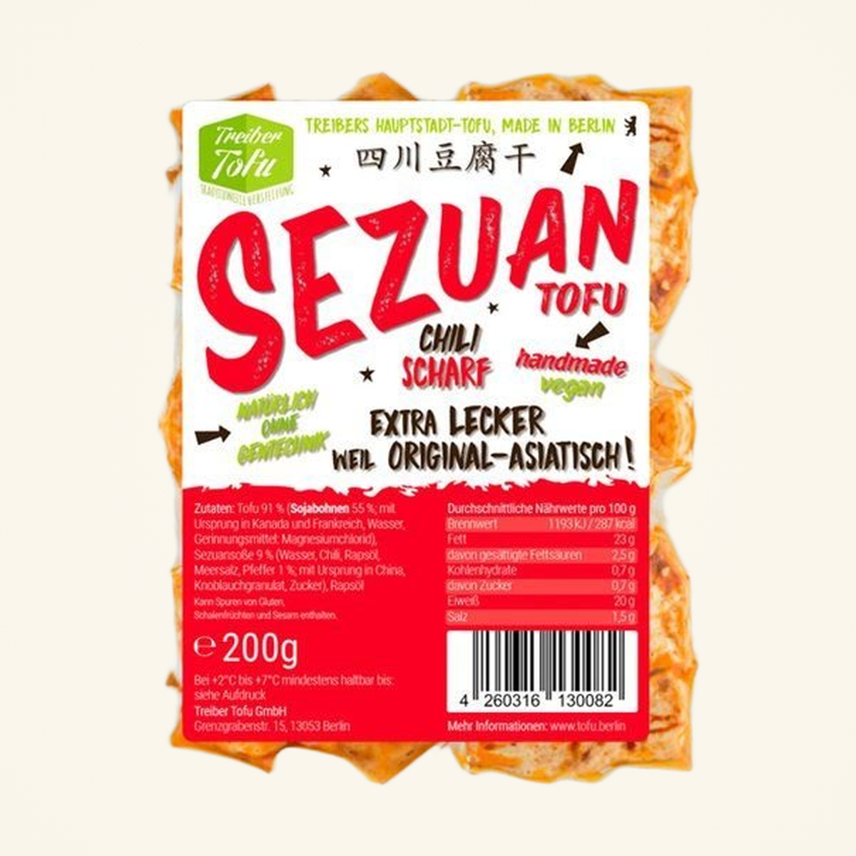 Treiber Sezuan Tofu 200g