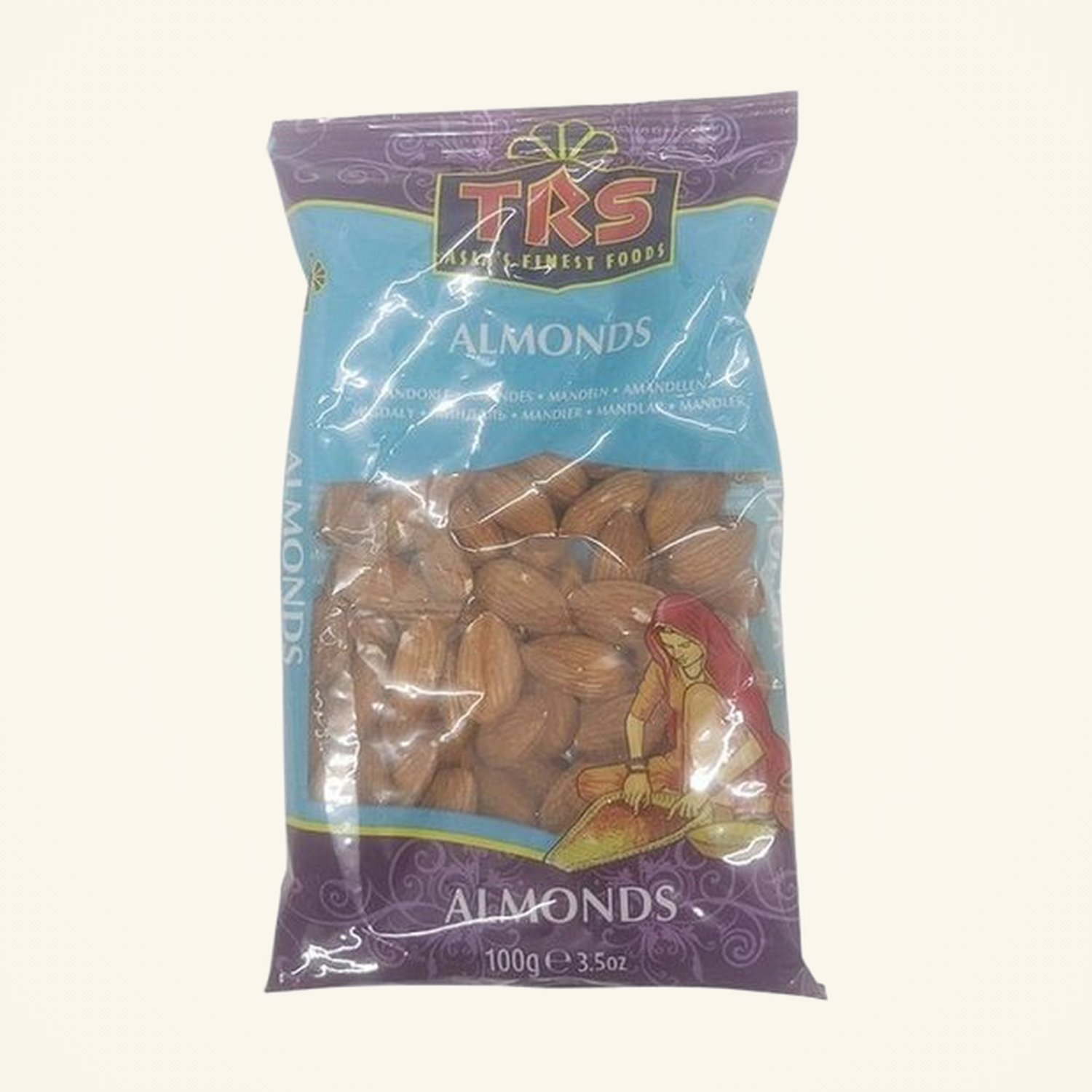 TRS Almonds Whole 100g