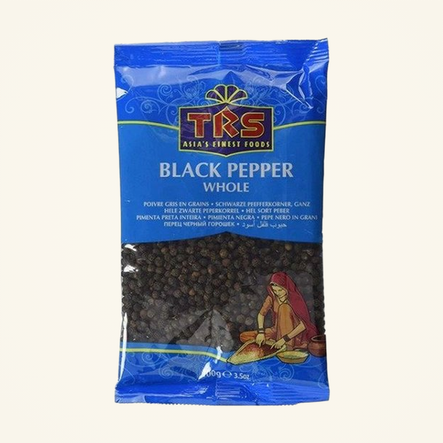 TRS Black Pepper Whole 100g