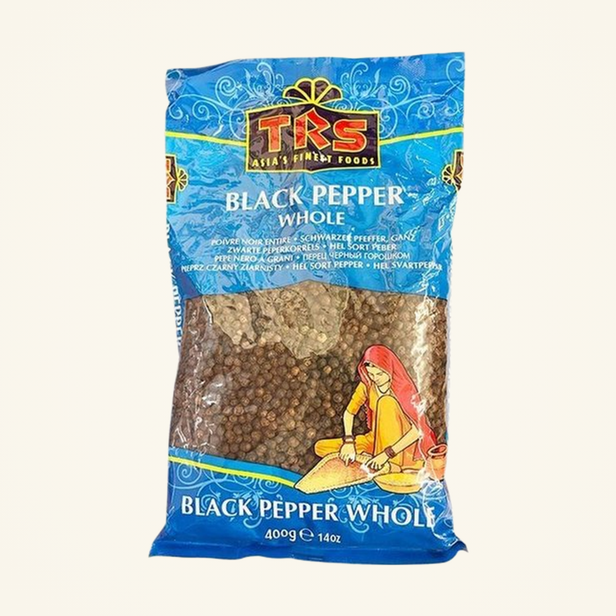 TRS Black Pepper Whole 400g