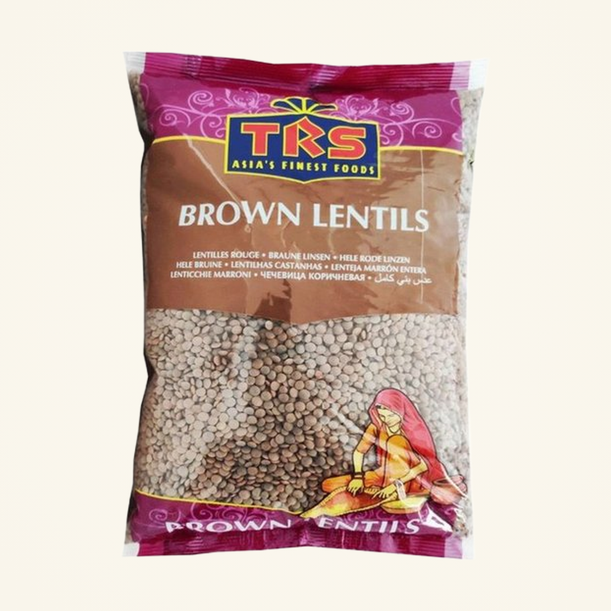 TRS Brown Lentils (Masoor) 1kg