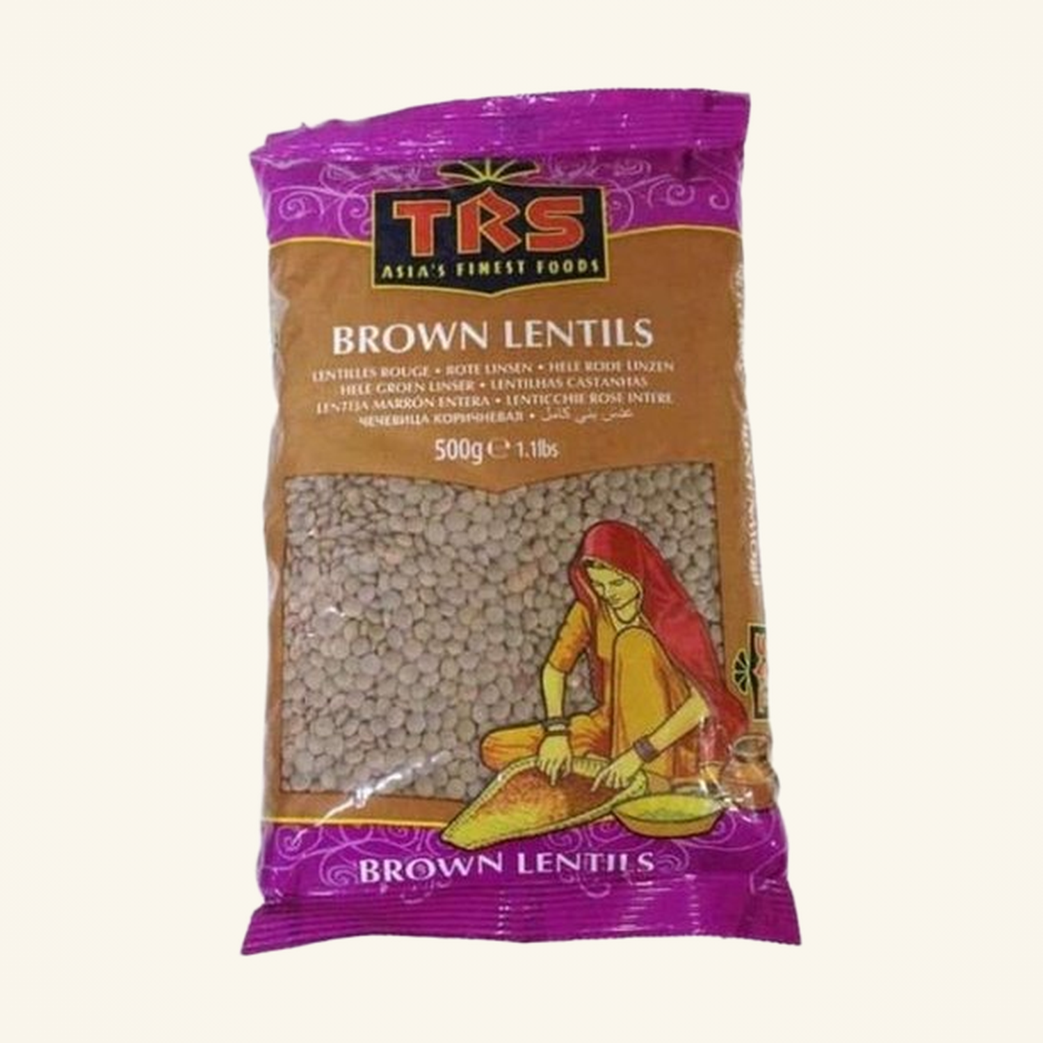 TRS Brown Lentils (Masoor) 500g