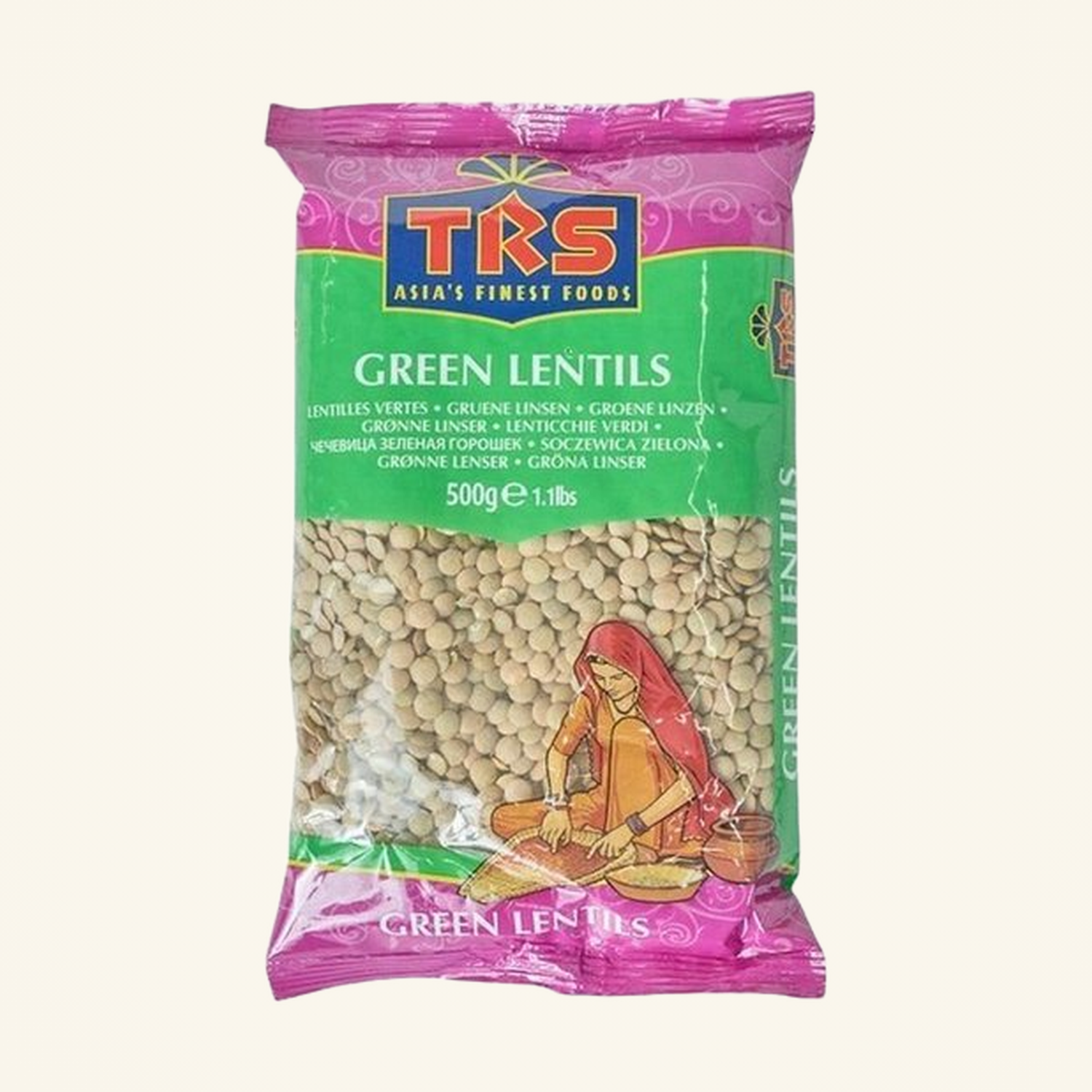 TRS Green Lentils 500g