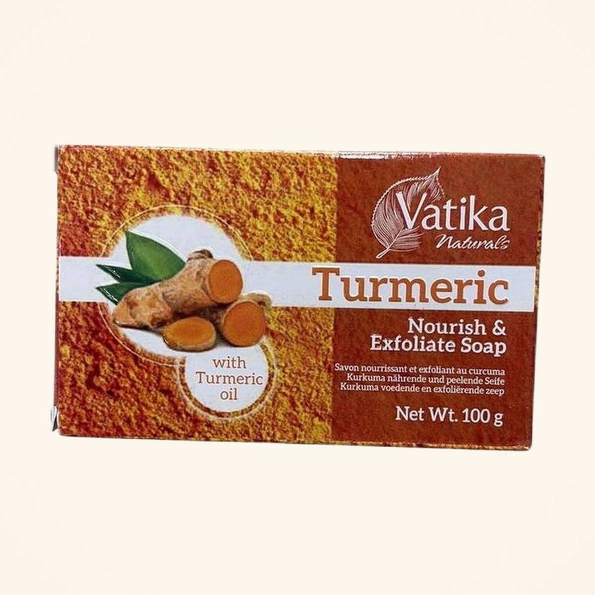 Vatika Naturals Turmeric Nourish & Exfoliate Soap 100g