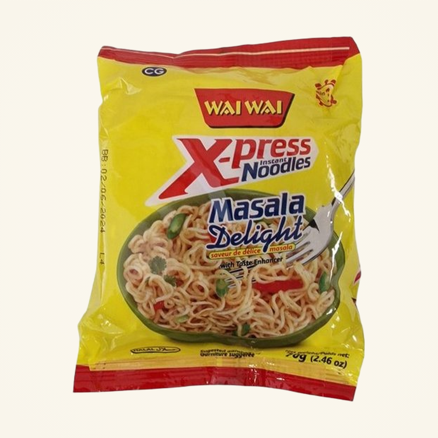 Wai Wai Instant Noodles Masala Delight 70g