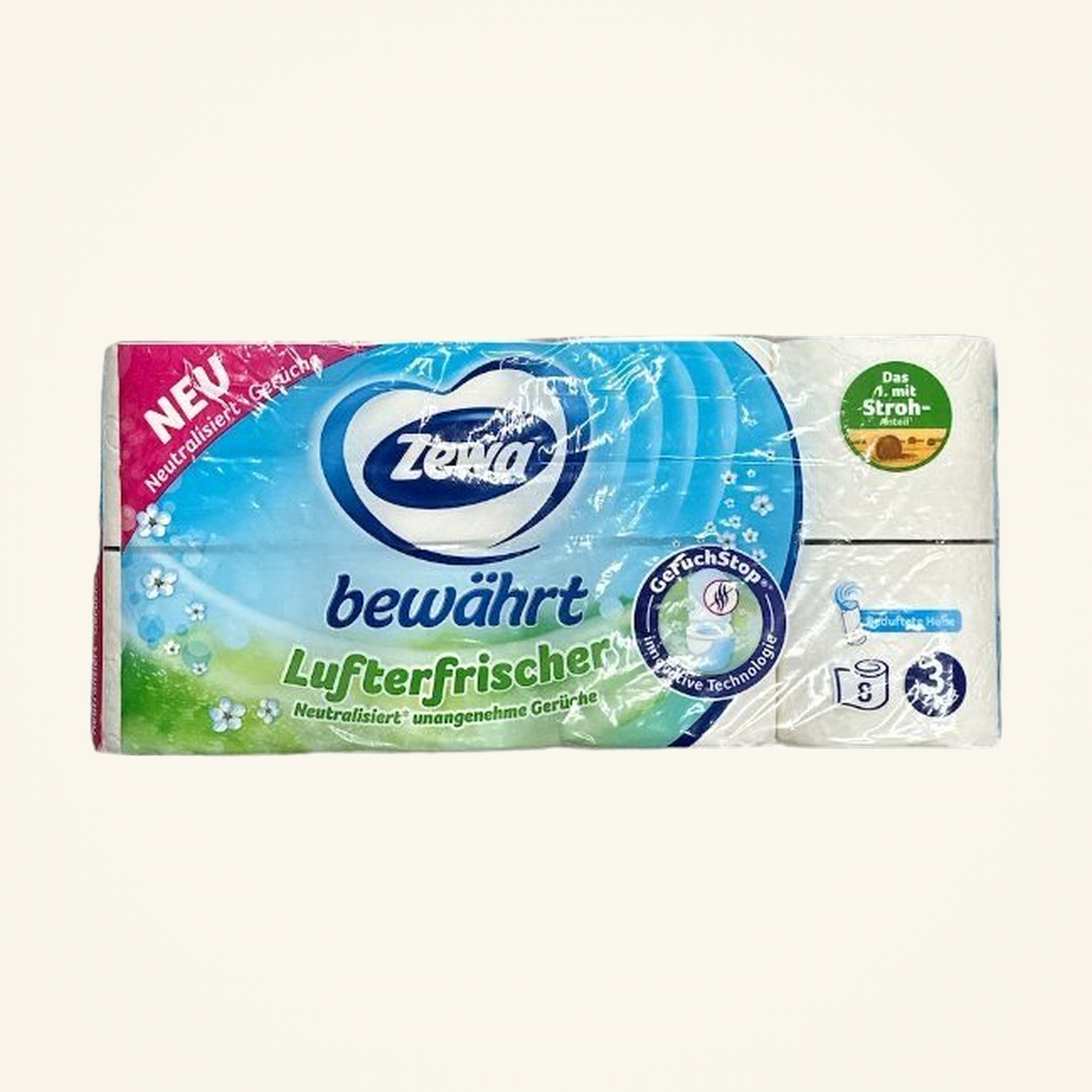 Zewa Toilettenpapier Bewährt 8 Rollen