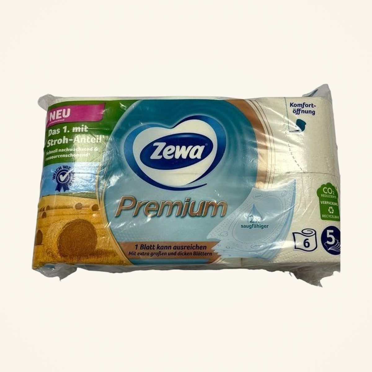 Zewa Toilettenpapier Premium 6 Rollen