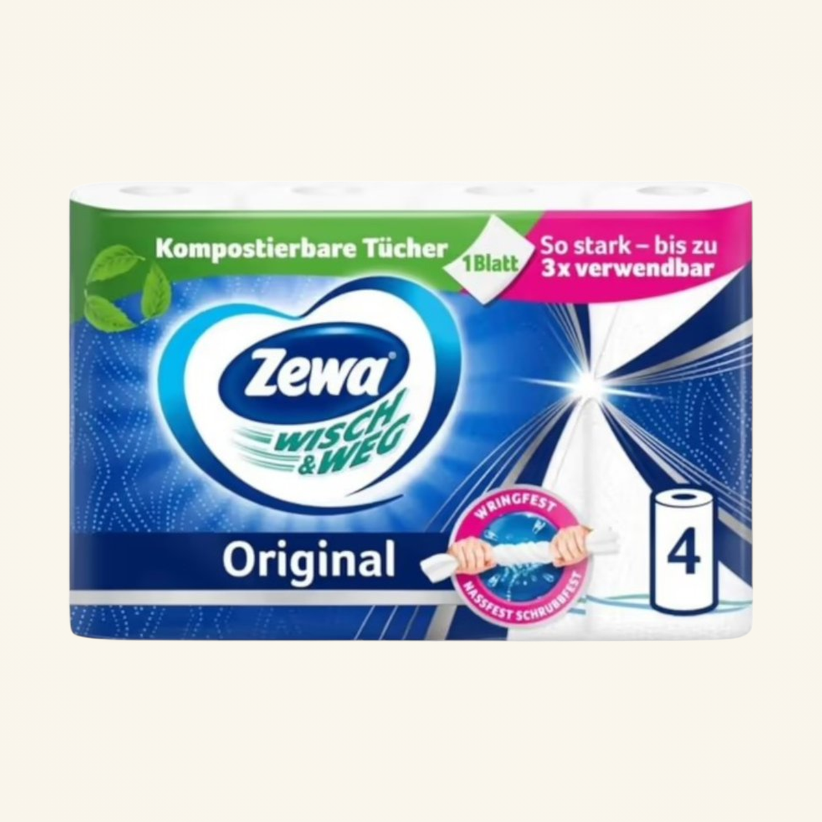 Zewa Wisch & Weg Original 4 Rollen